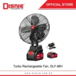 Disnie Rechargeable Lithium Double Battery Turbo Fan – DLF-86V