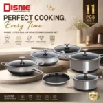 Disnie 11 Pcs SUS 316 Honeycomb Cooking Set – Premium Stainless Steel Cookware Set