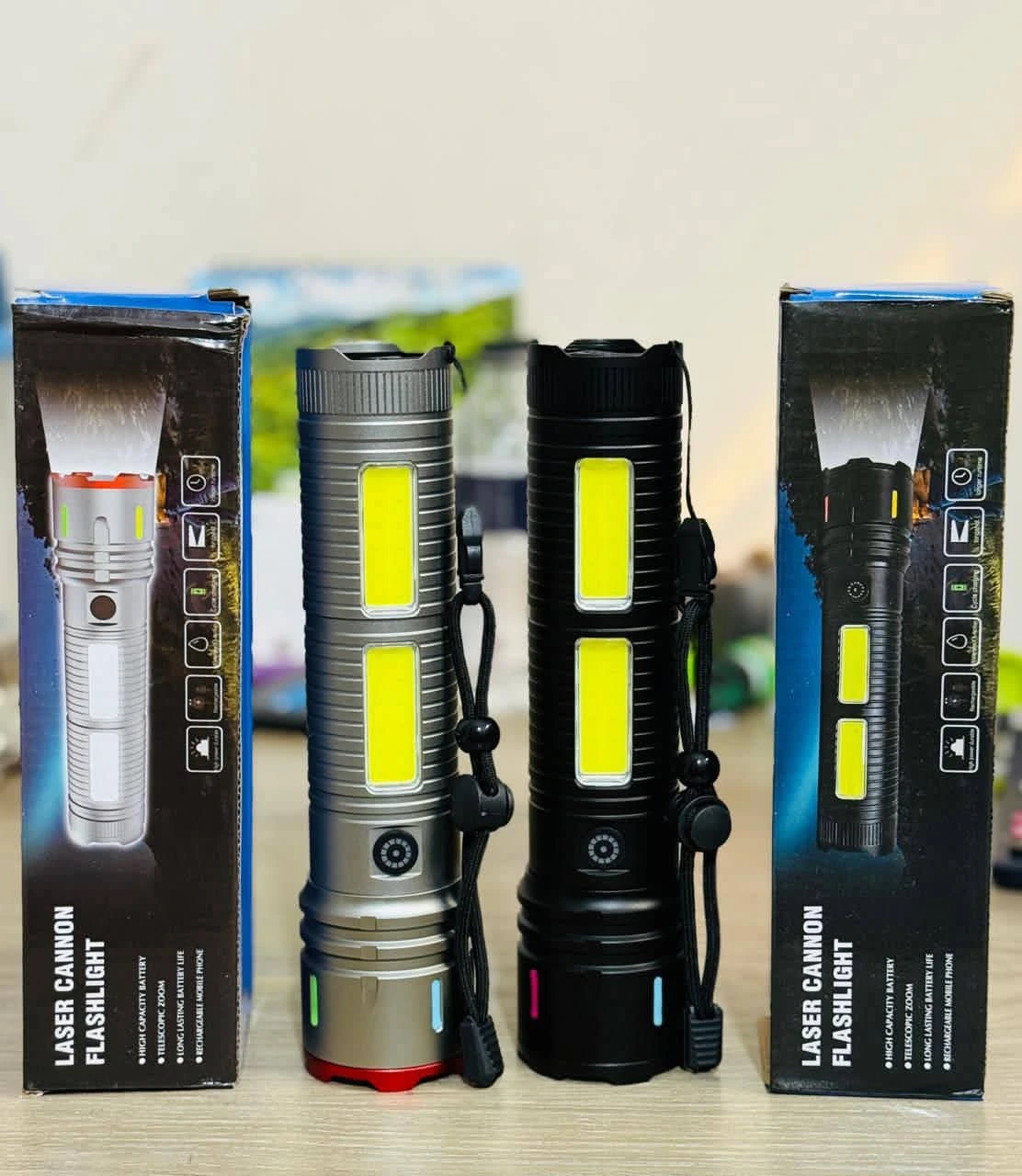 WhatsApp Image 2026-08-22 at 1.46.57 PM Laser Cannon Flashlight X03, Battery 85,000mAh - Image 1