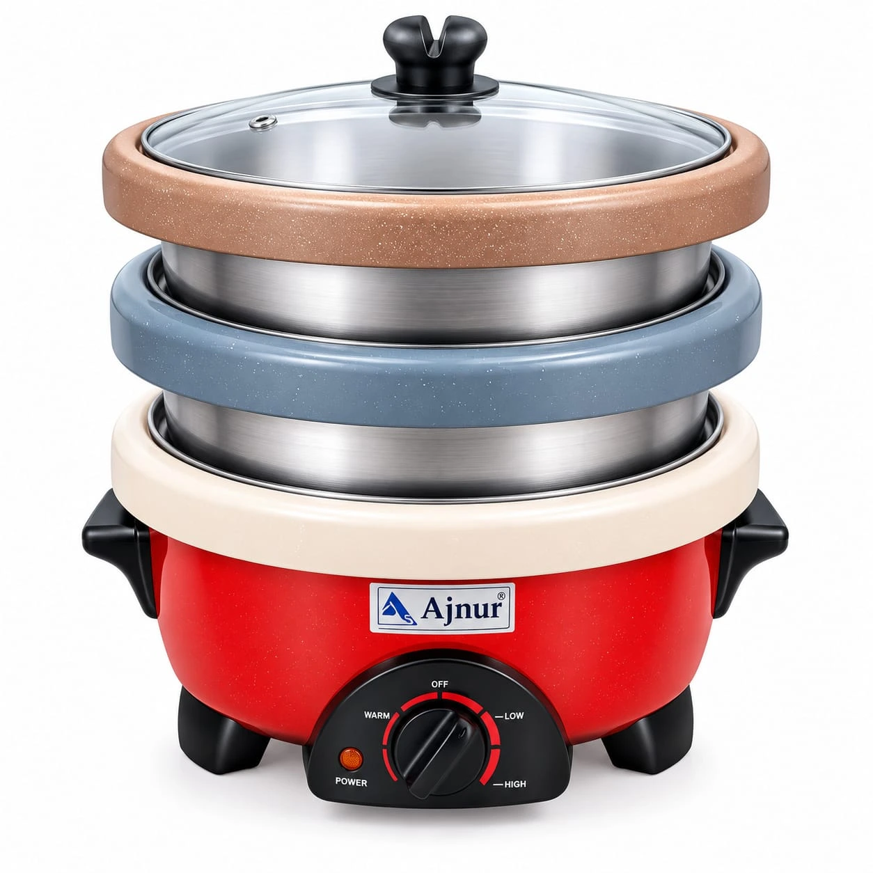 WhatsApp Image 2026-09-18 at 5.38.21 PM Ajnur Electric Multi Cooker 5.5L – 1500W (AJMC50) - Image 1